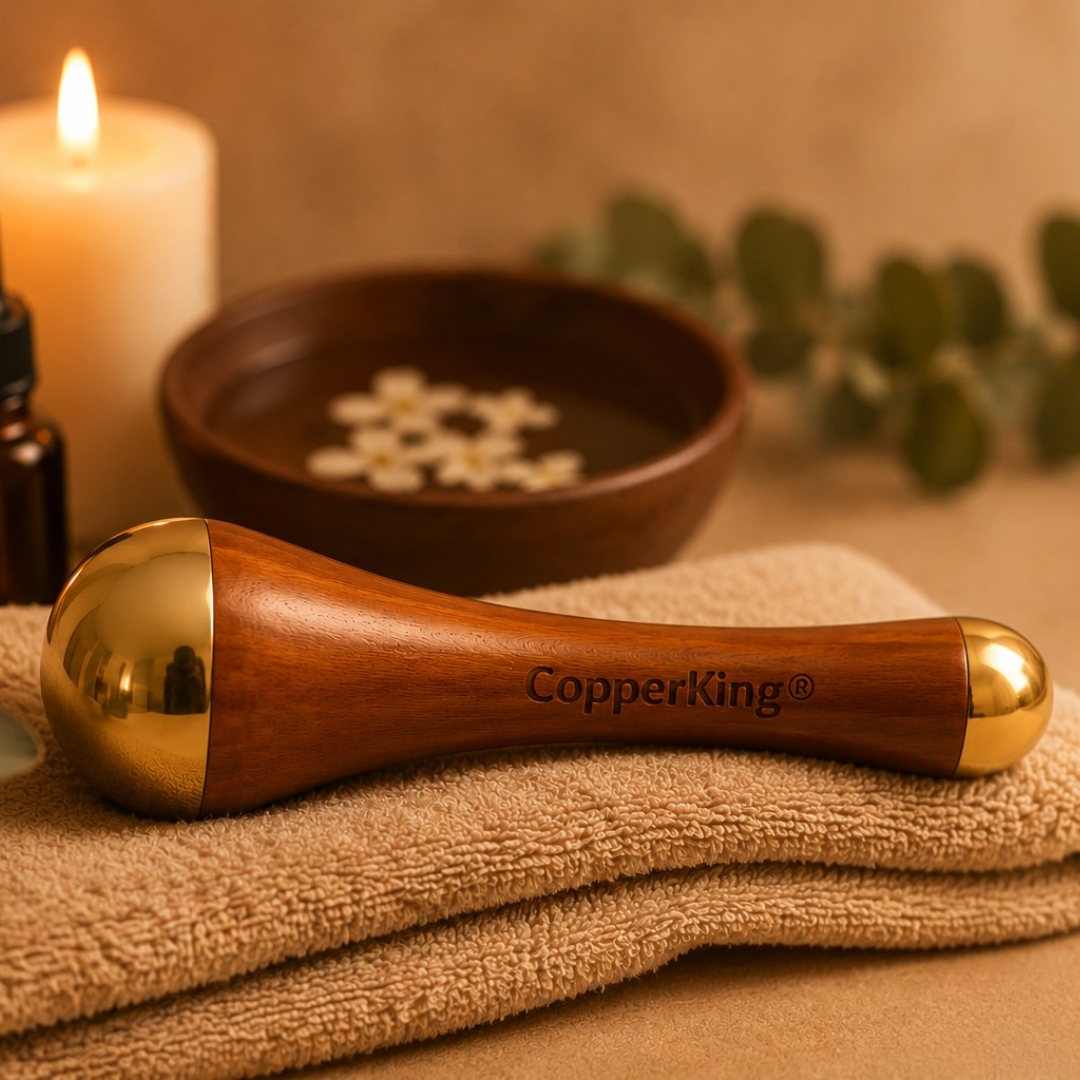 Dual Kansa wand met koper voor het gezicht (2-in-1, CopperKing)